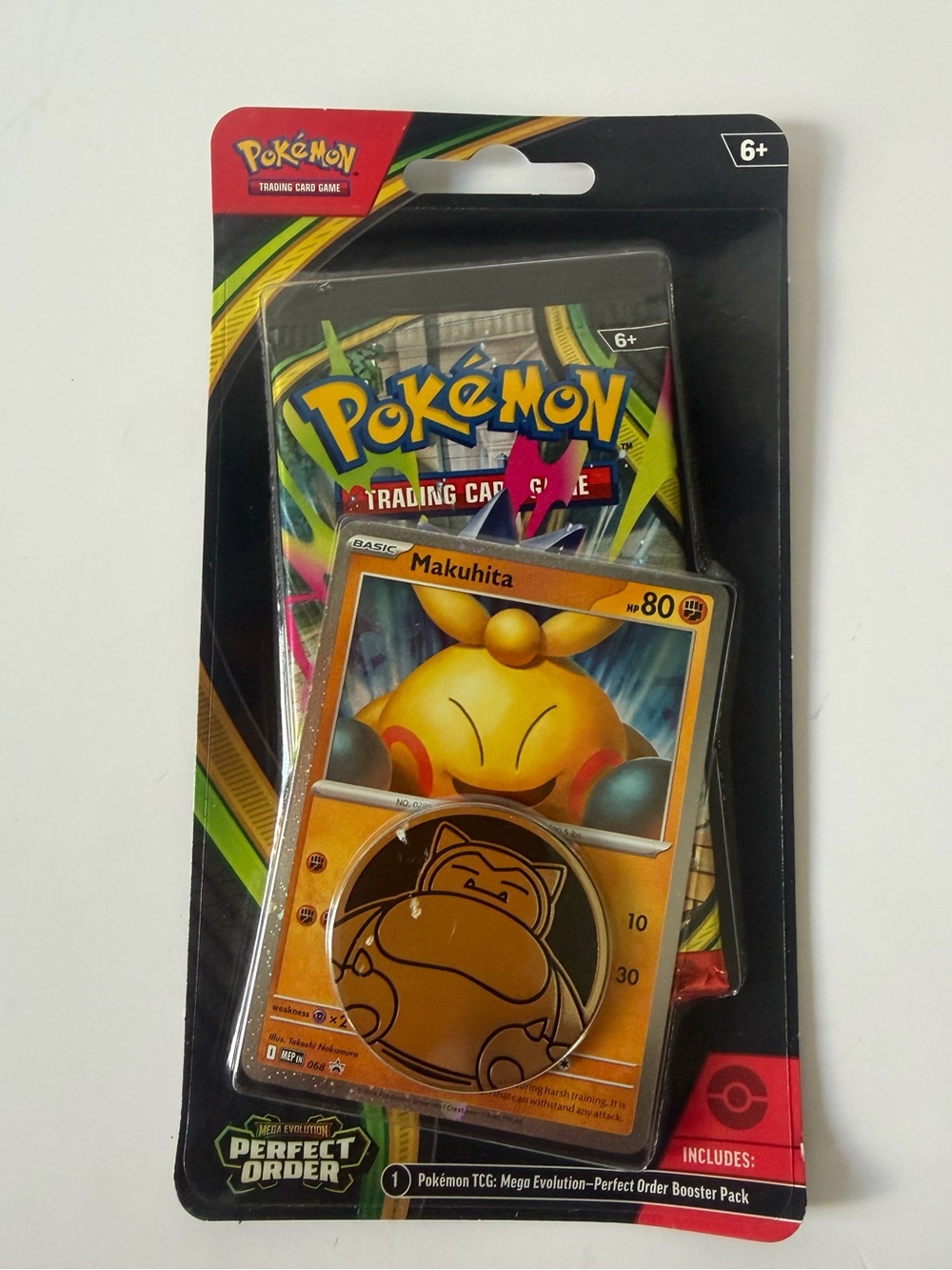 Pokémon Trading Card Game Makuhita Promo‎ Pack  with Metal Coin